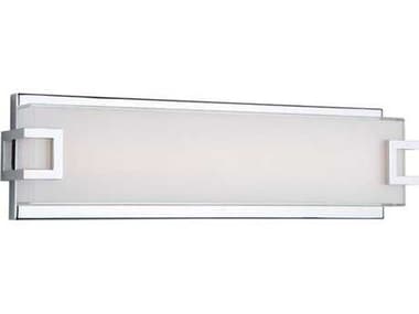 Artcraft Hampstead 18" Wide 1-Light Chrome Glass LED Vanity Light ACAC7320CH