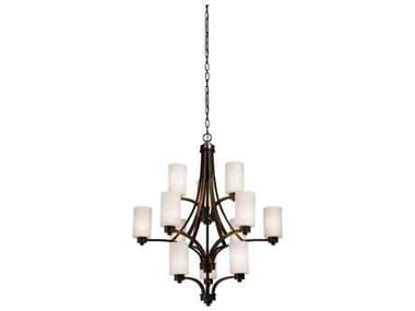 Artcraft Lighting Parkdale Oil Rubbed Bronze 12-Light 38'' Wide Chandelier ACAC1312WH