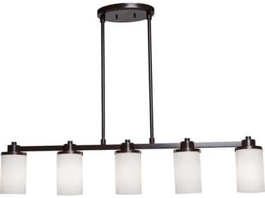 Artcraft Lighting Parkdale White Five-Light Island Light ACAC1306WH