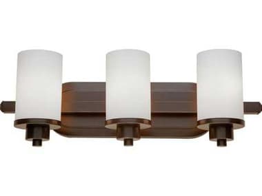 Artcraft Lighting Parkdale Oil Brushed Bronze with Opal White Glass Three-Light Vanity Light ACAC1303WH