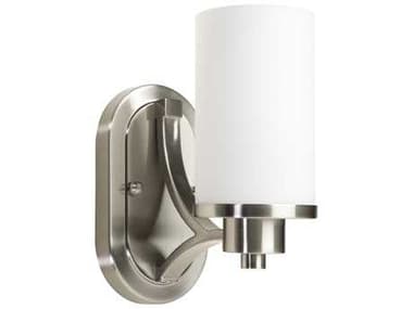 Artcraft Lighting Parkdale Polished Nickel with Opal White Glass Wall Sconce ACAC1301PN