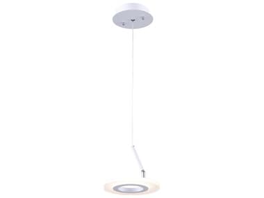Artcraft Phoenix 1-Light White LED Geometric Round Mini Pendant ACAC7067