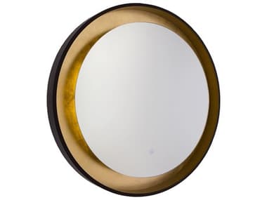 Artcraft Reflections Oil Rubbed Bronze / Gold Leaf Wall Mirror ACAM304