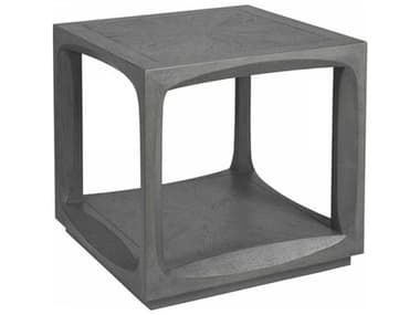 Artistica Appellation 25" Square Wood Gray End Table ATS012200957