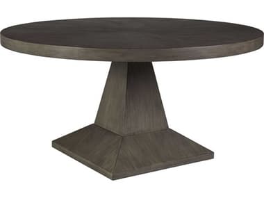 Artistica Cohesion Program Chronicle 60&quot; Round Wood Grigio Dining Table ATS2224870C41