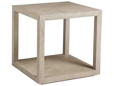 Artistica Credence &quot; Square Wood Bianco End Table ATS209495740