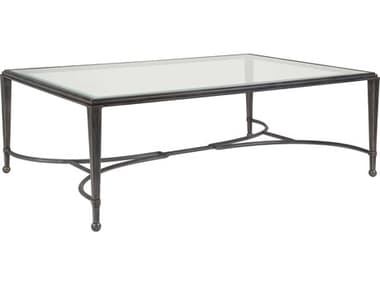 Artistica Metal Designs Sangiovese 54&quot; Rectangular Glass Cocktail Table ATS201194944