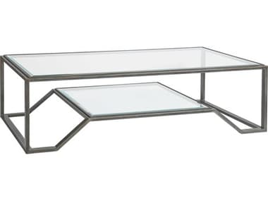 Artistica Metal Designs Byron 60" Rectangular Glass Cocktail Table ATS223094544