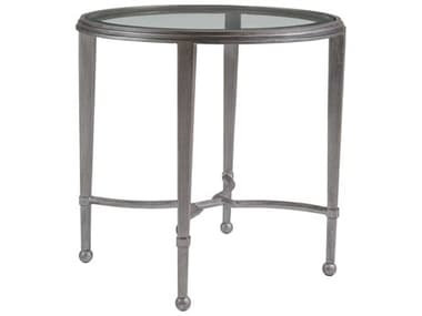 Artistica Sangiovese Round Glass End Table ATS2011950