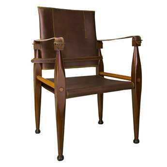 Authentic Models Bridle Brown Leather Accent Chair A2MF122