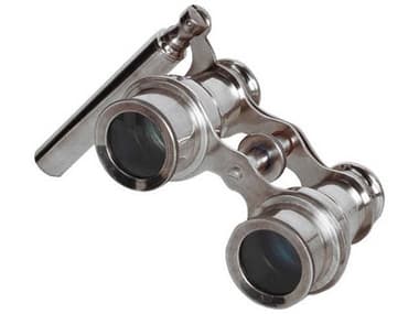 Authentic Models Antique Silver 4''W x 2.5''D Opera Binocular A2KA033