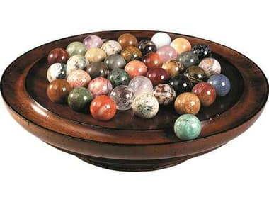 Authentic Models Museum Semi-Precious Solitaire Game Honey Distressed French Decorative Accent A2GR022