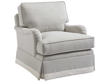 Barclay Butera Blaire Gray Skirted Club Chair (Custom Upholstery) BCB510011