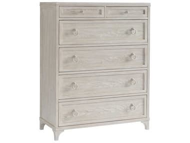 Barclay Butera Goldenrod 44" Wide 6-Drawers Sailcloth White Accent Chest BCB921307