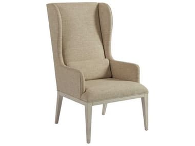 Barclay Butera Seacliff Beige Fabric Upholstered Arm Dining Chair BCB92188301