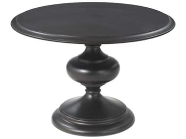 Bassett Mirror Grimes 48" Round Wood Espresso Dining Table BA2971700474EC