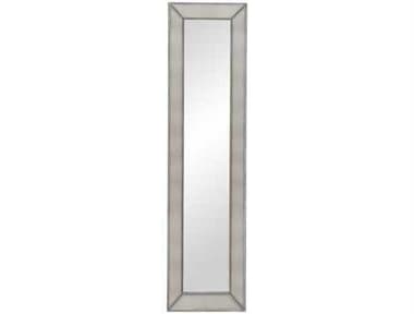 Bassett Mirror Hollywood Glam Beaded 20'' Rectangular Floor Leaner Mirror BAM3591BEC
