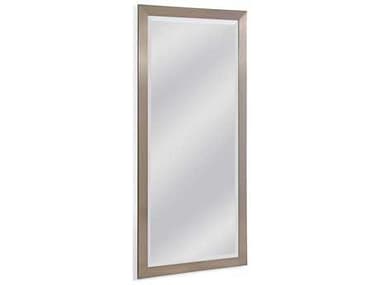 Bassett Mirror Thoroughly Modern 36 x 78 Stainless Floor Mirror BAM3865BEC