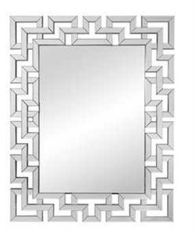 Bassett Mirror Thoroughly Modern 39 x 48 Clear Winslow Wall Mirror BAM3638BEC
