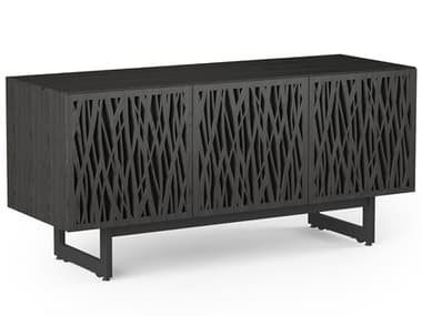 BDI Elements 75" Ash Wood Charcoal Stained Media Console BDI8777WHMECRL