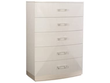 Bernhardt Axiom Linear Gray / White Five-Drawer Chest of Drawers BH381119