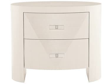Bernhardt Axiom Linear White Two-Drawers Nightstand BH381213