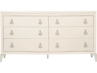 Bernhardt Calista 68" Wide 6-Drawers White Solid Wood Double Dresser BH388051