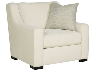Bernhardt Germain 39" White Fabric Accent Chair BHB2662A