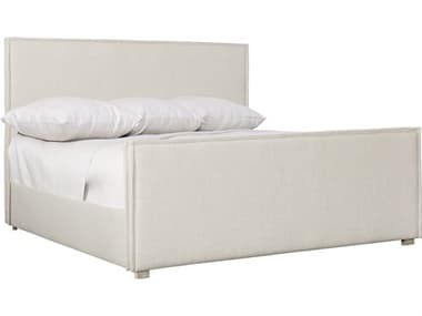 Bernhardt Highland Park Loft Sawyer White Hardwood Upholstered King Panel Bed BHK1304