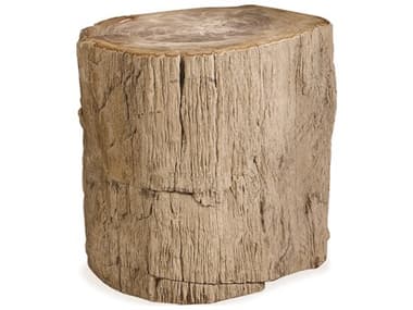 Bernhardt Interiors Casegoods Petrified 17" Round Wood Natural End Table BH319712