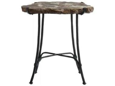 Bernhardt Interiors Casegoods Petrified 22" Round Wood Natural End Table BH323125