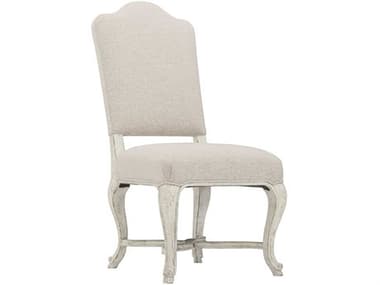 Bernhardt Mirabelle Solid Wood White Fabric Upholstered Side Dining Chair BH304541
