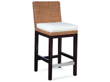 Braxton Culler Seagrass Fabric Upholstered Rattan Counter Stool BXCB111012
