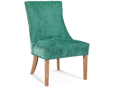 Braxton Culler Tuxedo Hardwood Green Fabric Upholstered Side Dining Chair BXC528028SN
