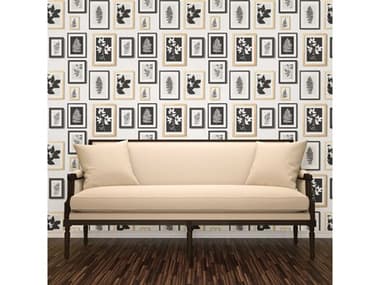 Brewster Home Fashions Advantage Rumer White Gallery Wall Wallpaper BHF2773937503