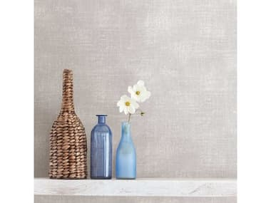 Brewster Home Fashions Advantage Sandia Light Grey Canvas Wallpaper BHF2774700541