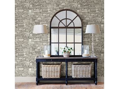Brewster Home Fashions Advantage Wrangell Beige Stacked Slate Wallpaper BHF2774859119