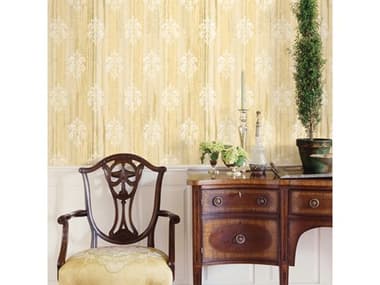 Brewster Home Fashions Advantage Alison Yellow Damask Motif Wallpaper BHF2810SH01122