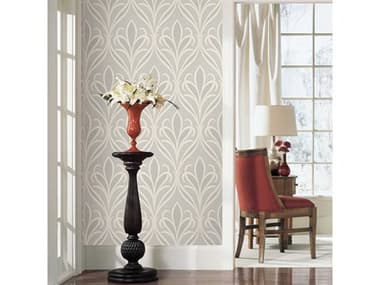 Brewster Home Fashions Advantage Vivian Dove Nouveau Damask Wallpaper BHF2810XSS0504