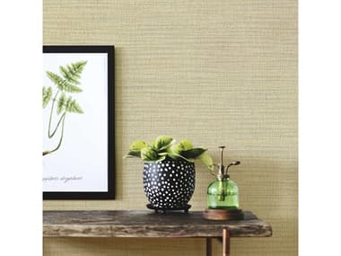 Brewster Home Fashions Advantage Ashleigh Yellow Linen Texture Wallpaper BHF2812AR40127