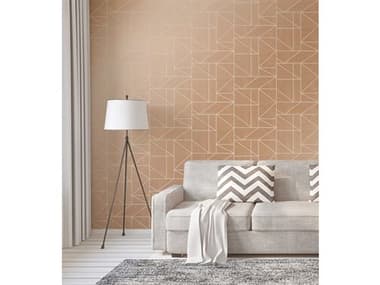 Brewster Home Fashions Advantage Ina Rose Geometric Wallpaper BHF2813M1382