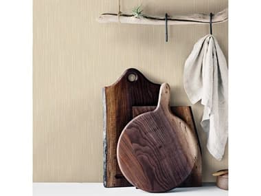 Brewster Home Fashions Advantage Emeril Champagne Faux Grasscloth Wallpaper BHF2813SY51082