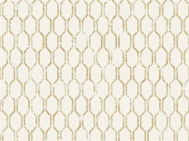 Brewster Home Fashions Advantage Elodie Gold Geometric Wallpaper BHF283425046