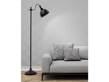 Brewster Home Fashions Advantage Lisandro Light Grey Geometric Lattice Wallpaper BHF283442337