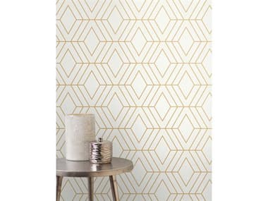 Brewster Home Fashions Advantage Adaline Off-white Geometric Wallpaper BHF283442344