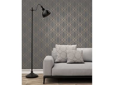 Brewster Home Fashions Advantage Lisandro Taupe Geometric Lattice Wallpaper BHF283442349