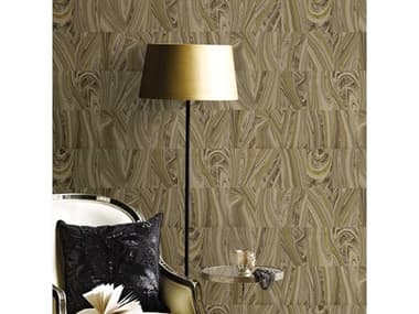 Brewster Home Fashions Advantage Boulders Brown Glitter Marble Wallpaper BHF2835C88613