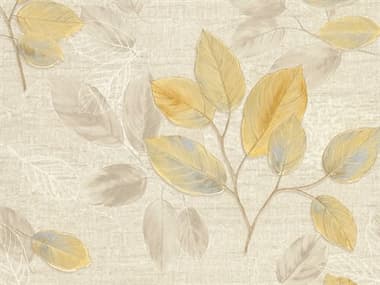 Brewster Home Fashions Advantage Dorado Beige Leaf Toss Wallpaper BHF2835DI40401