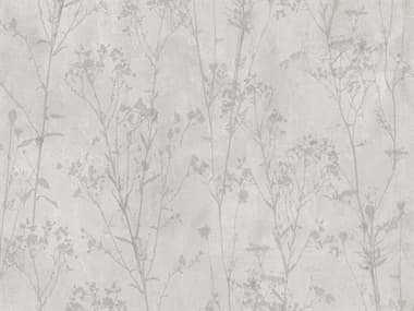 Brewster Home Fashions Advantage Cordelia Light Grey Floral Silhouettes Wallpaper BHF2836802023