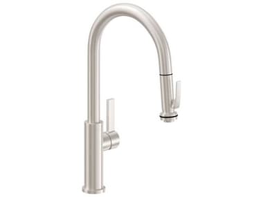 California Faucets Corsano Pull-Down Kitchen Faucet with Squeeze Handle Sprayer - High Spout CAFK51100SQ